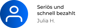 Kundenbewertung Julia H.
